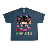 Midnight Navy hello kindergarten Urban Heavy Tee - texasbilliewilder
