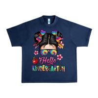 Navy hello kindergarten Urban Heavy Tee - texasbilliewilder
