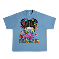 Pebble Blue hello kindergarten Urban Heavy Tee - texasbilliewilder