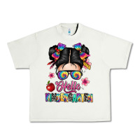Pistachio hello kindergarten Urban Heavy Tee - texasbilliewilder