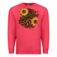 Cardinal Christmas leopard sunflower Premium Sweatshirt - BarkalooDesign