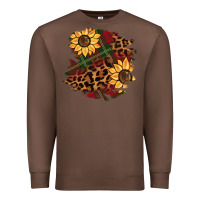 Chestnut Christmas leopard sunflower Premium Sweatshirt - BarkalooDesign