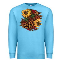 Ocean Blue Christmas leopard sunflower Premium Sweatshirt - BarkalooDesign