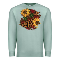Seafoam Christmas leopard sunflower Premium Sweatshirt - BarkalooDesign