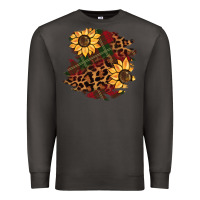Smoke Christmas leopard sunflower Premium Sweatshirt - BarkalooDesign
