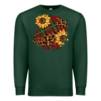 Sports Green Christmas leopard sunflower Premium Sweatshirt - BarkalooDesign