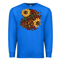 True Royal Christmas leopard sunflower Premium Sweatshirt - BarkalooDesign