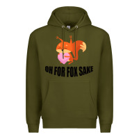 Army Green Oh, For Fox Sake Premium Hoodie - Bettercallsaul