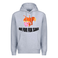 Heather Grey Oh, For Fox Sake Premium Hoodie - Bettercallsaul