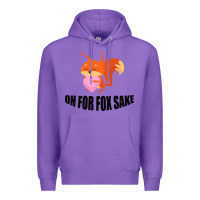 Purple Oh, For Fox Sake Premium Hoodie - Bettercallsaul