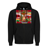 Black Chihuahua Christmas Zipper Hoodie - JahusDesignShop