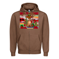 Chestnut Chihuahua Christmas Zipper Hoodie - JahusDesignShop