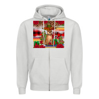 Dove Grey Chihuahua Christmas Zipper Hoodie - JahusDesignShop