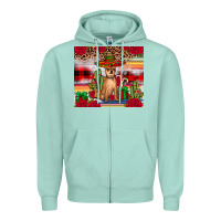 Seafoam Chihuahua Christmas Zipper Hoodie - JahusDesignShop