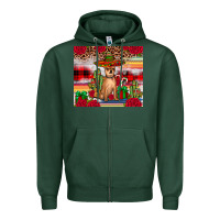 Sports Green Chihuahua Christmas Zipper Hoodie - JahusDesignShop