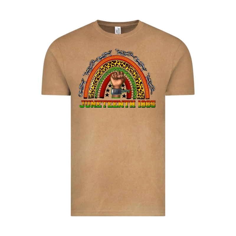 Juneteenth 1865 Rainbow Vintage Tee by texasbilliewilder | Teevron