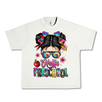 Pistachio hello preschool kid Urban Heavy Tee - texasbilliewilder