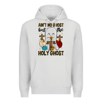 Dove Grey ain t no ghost but the holy ghost Premium Hoodie - MaliasSmallBusiness