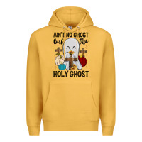 Mustard ain t no ghost but the holy ghost Premium Hoodie - MaliasSmallBusiness