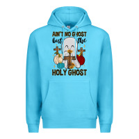 Ocean Blue ain t no ghost but the holy ghost Premium Hoodie - MaliasSmallBusiness