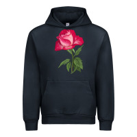 Navy Love At First Sight Rose Urban Hoodie - LillyAllenDesigns