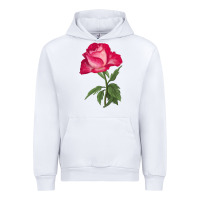 White Love At First Sight Rose Urban Hoodie - LillyAllenDesigns