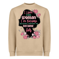 Mushroom i love the woman ive become Heavyweight Sweatshirt - MaliasSmallBusiness
