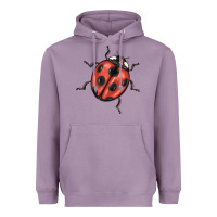 Lavender ladybug Heavyweight Hoodie - BarkalooDesign