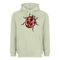 Matcha ladybug Heavyweight Hoodie - BarkalooDesign