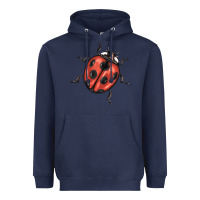 Navy ladybug Heavyweight Hoodie - BarkalooDesign