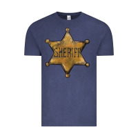 Vintage Denim sheriff star Vintage Tee - BarkalooDesign
