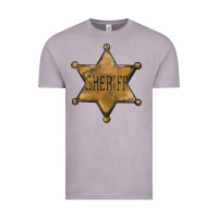 Vintage Zinc sheriff star Vintage Tee - BarkalooDesign