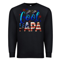 Black Cool Papa American Premium Sweatshirt - LillyAllenDesigns