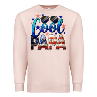 Pale Pink Cool Papa American Premium Sweatshirt - LillyAllenDesigns