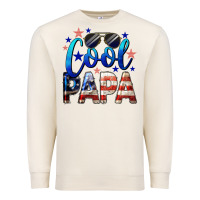 Sandshell Cool Papa American Premium Sweatshirt - LillyAllenDesigns