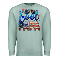 Seafoam Cool Papa American Premium Sweatshirt - LillyAllenDesigns