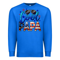 True Royal Cool Papa American Premium Sweatshirt - LillyAllenDesigns