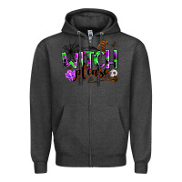 Charcoal Heather witch please Zipper Hoodie - AdoDesignShop