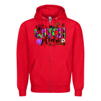 Red witch please Zipper Hoodie - AdoDesignShop