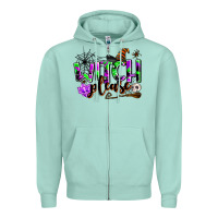 Seafoam witch please Zipper Hoodie - AdoDesignShop