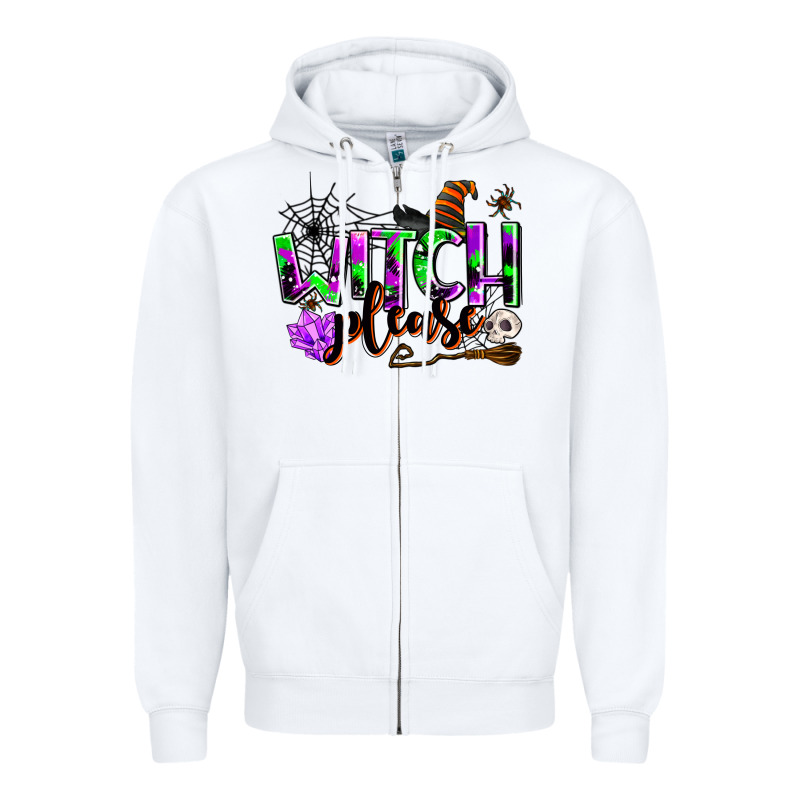 Witch Please Zipper Hoodie by AdoDesignShop | Teevron