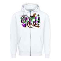 White witch please Zipper Hoodie - AdoDesignShop