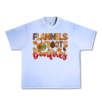 Grape Ice flannels boots and bonfires Urban Heavy Tee - Zillion Design Studio
