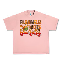 Salmon flannels boots and bonfires Urban Heavy Tee - Zillion Design Studio