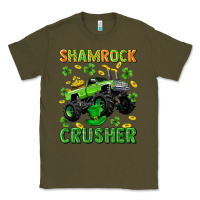 Army Green st patricks shamrock crusher Classic Tee - Neo Western