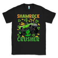 Black st patricks shamrock crusher Classic Tee - Neo Western