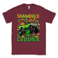 Burgundy st patricks shamrock crusher Classic Tee - Neo Western