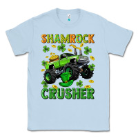 Dusty Blue st patricks shamrock crusher Classic Tee - Neo Western