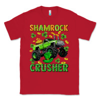 Red st patricks shamrock crusher Classic Tee - Neo Western
