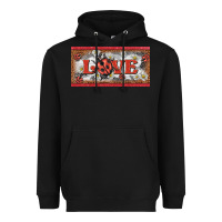 Black love ladybug    license plate template Heavyweight Hoodie - BarkalooDesign